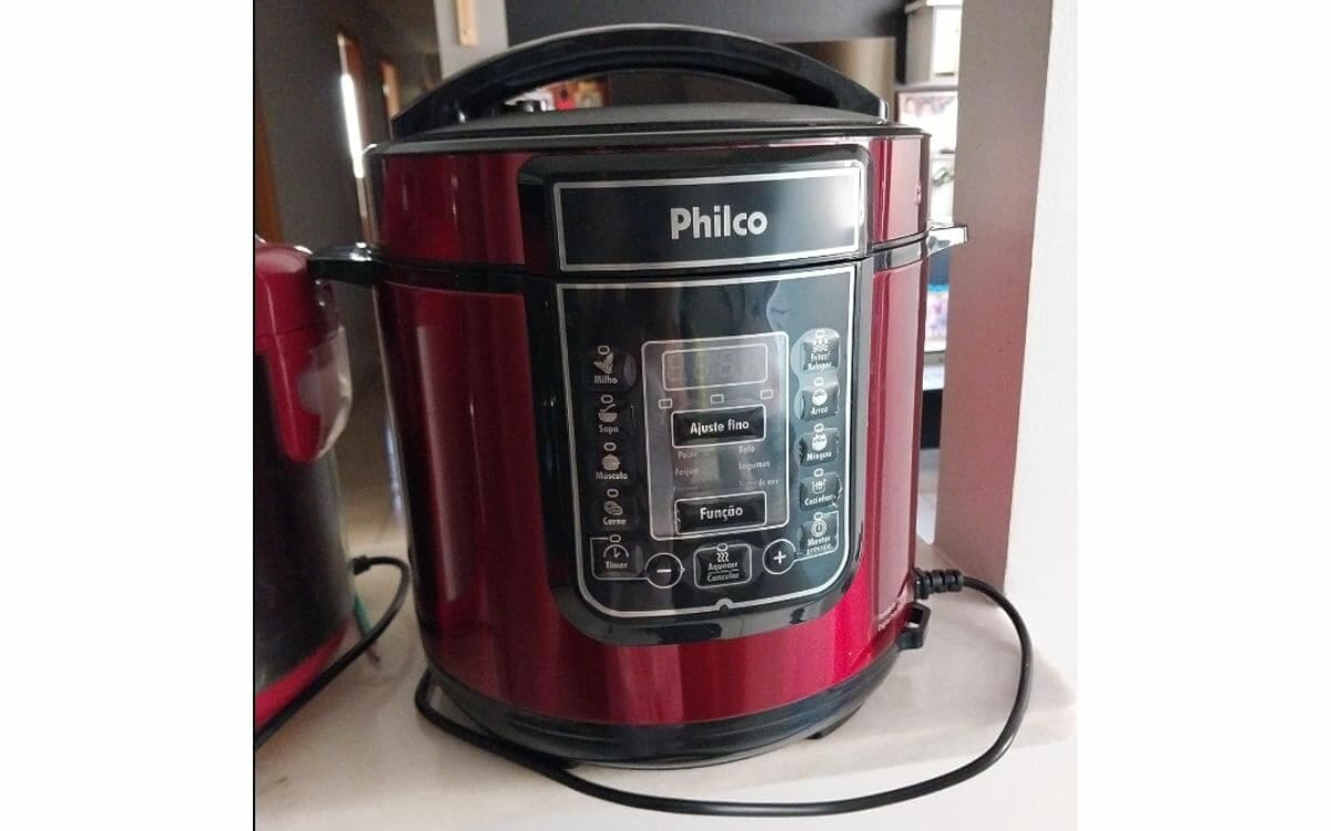 panela de pressão elétrica philco ppp01p 6 litros digital inox